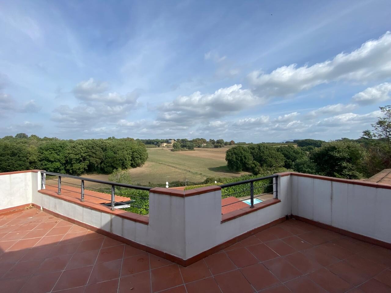 Terrazza panoramica sulla campagna e i boschi della Tuscia, 40 km da Roma